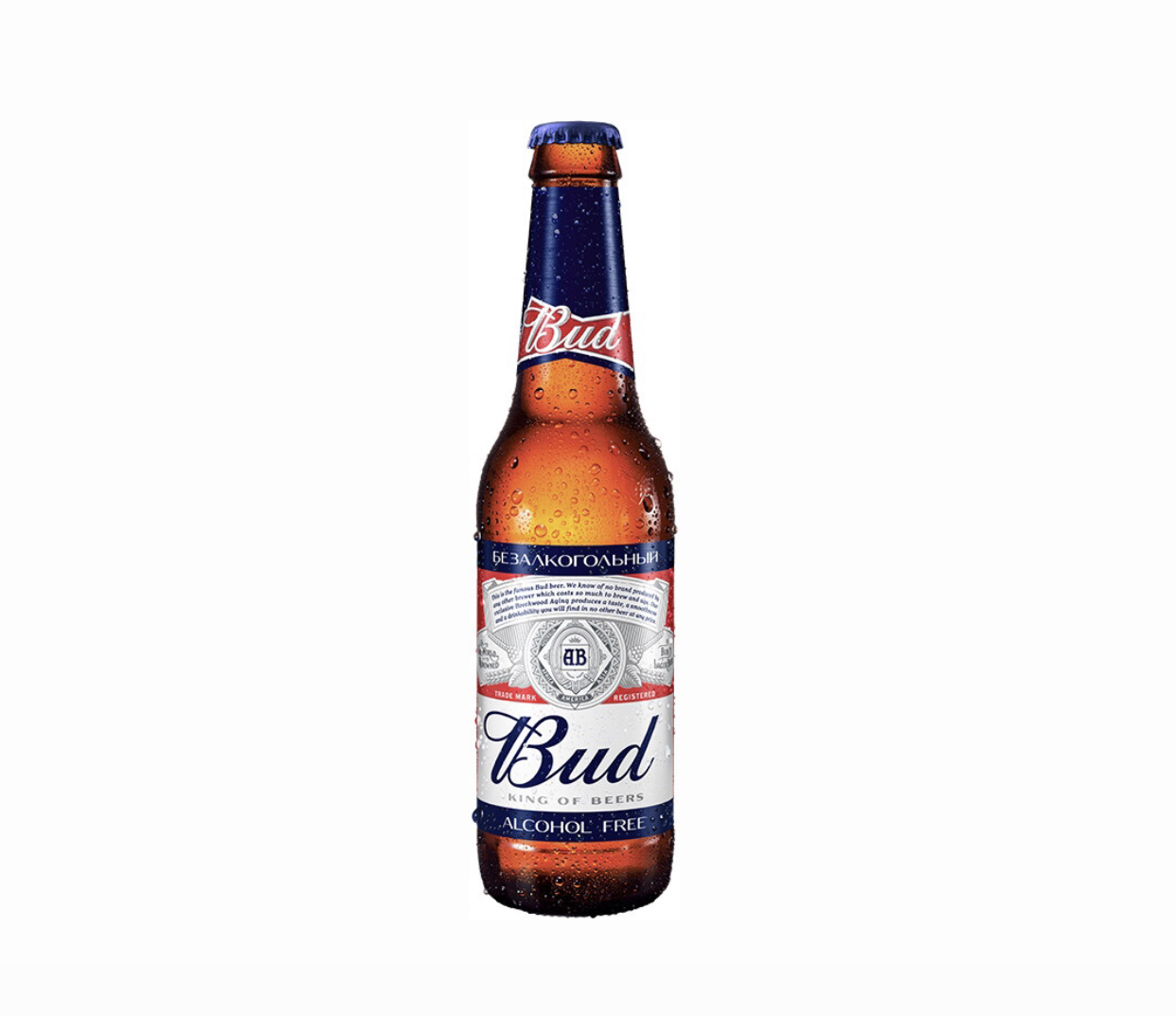 Bud (безалкогольный) 0,33 л | Аригато | Доставка суши, пицца, вок,  китайской и европейской кухни на дом в Новокузнецке